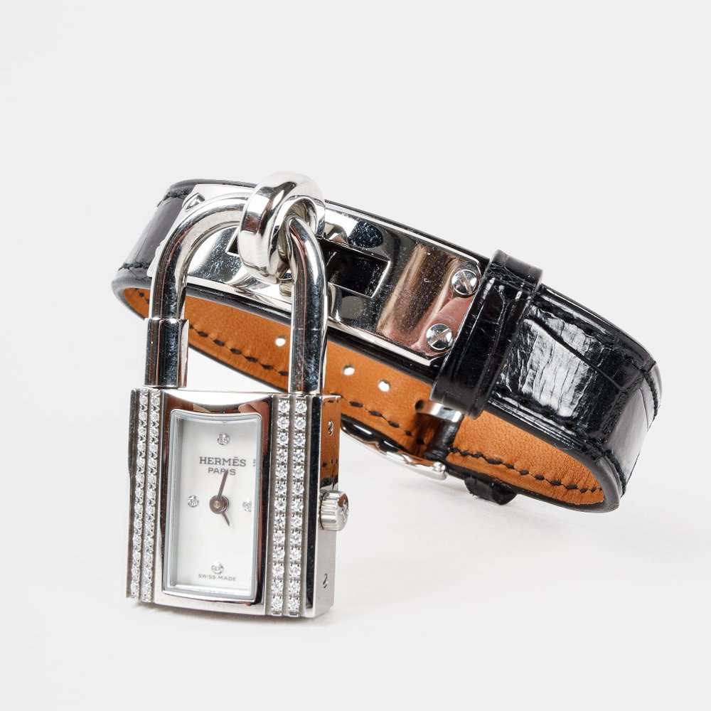 Hermes 2007 Alligator Kelly Watch